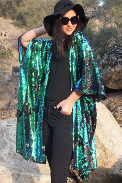 Sequin Kimono